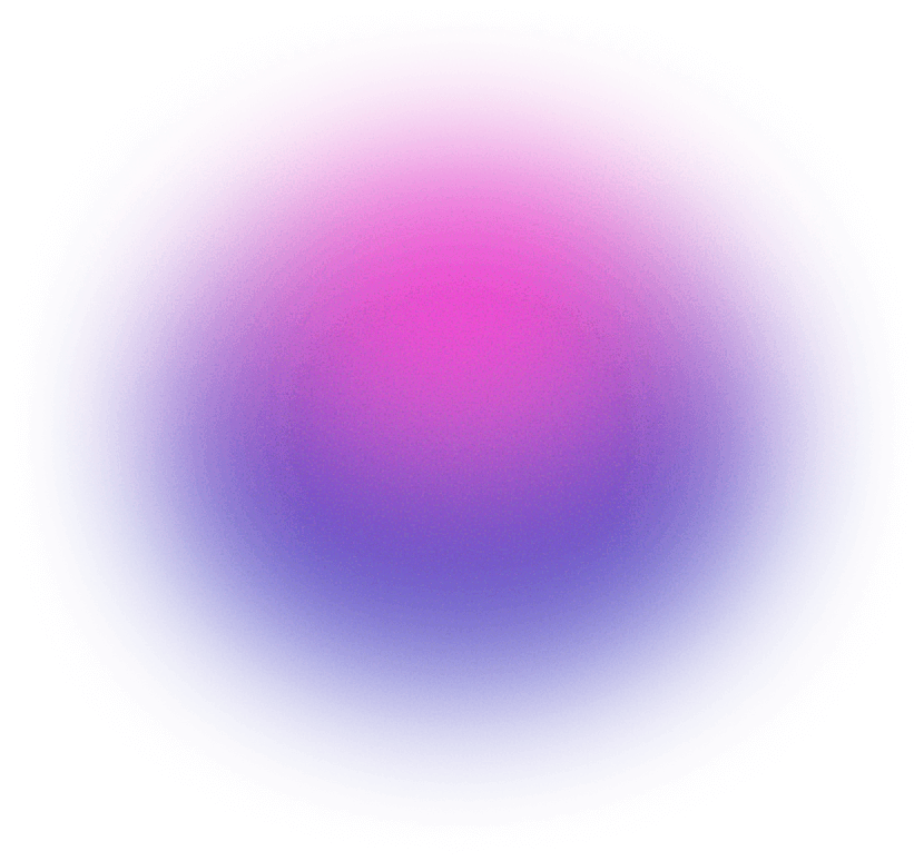 Gradient blob aura pink to purple